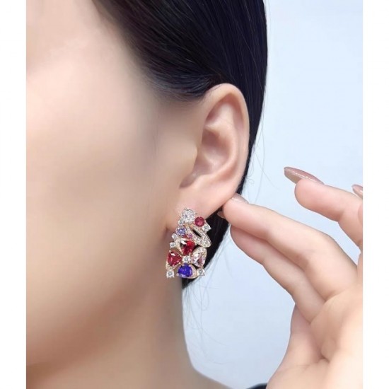 Wear earrings 2023SS BVLGARI Bvlgari overflowing in the street Wear earrings 2023SS BVLGARI Bvlgari overflowing in the street